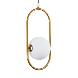 glo-00590-00590_0 GLOBOSTAR® HAMBURG 00590 ΜΟΝΤΕΡΝΟ ΚΡΕΜΑΣΤΟ ΦΩΤΙΣΤΙΚΟ ΜΠΑΛΑ ΜΟΝΟΦΩΤΟ 1 X G9 ΧΡΥΣΟ ΜΕΤΑΛΛΟ Μ