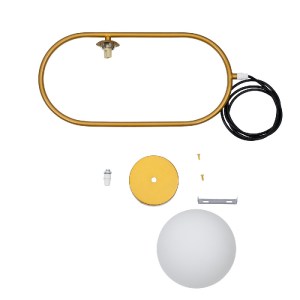 glo-00590-00590_12 GLOBOSTAR® HAMBURG 00590 ΜΟΝΤΕΡΝΟ ΚΡΕΜΑΣΤΟ ΦΩΤΙΣΤΙΚΟ ΜΠΑΛΑ ΜΟΝΟΦΩΤΟ 1 X G9 ΧΡΥΣΟ ΜΕΤΑΛΛΟ Μ