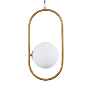 glo-00590-00590_4 GLOBOSTAR® HAMBURG 00590 ΜΟΝΤΕΡΝΟ ΚΡΕΜΑΣΤΟ ΦΩΤΙΣΤΙΚΟ ΜΠΑΛΑ ΜΟΝΟΦΩΤΟ 1 X G9 ΧΡΥΣΟ ΜΕΤΑΛΛΟ Μ