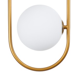 glo-00590-00590_9 GLOBOSTAR® HAMBURG 00590 ΜΟΝΤΕΡΝΟ ΚΡΕΜΑΣΤΟ ΦΩΤΙΣΤΙΚΟ ΜΠΑΛΑ ΜΟΝΟΦΩΤΟ 1 X G9 ΧΡΥΣΟ ΜΕΤΑΛΛΟ Μ