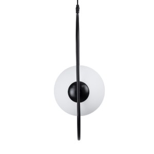 glo-00591-00591_7 GLOBOSTAR® HAMBURG 00591 ΜΟΝΤΕΡΝΟ ΚΡΕΜΑΣΤΟ ΦΩΤΙΣΤΙΚΟ ΜΠΑΛΑ ΜΟΝΟΦΩΤΟ 1 X E14 IP20 ΜΑΥΡΟ ΜΕΤ