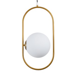 glo-00592-00592_4 GLOBOSTAR® HAMBURG 00592 ΜΟΝΤΕΡΝΟ ΚΡΕΜΑΣΤΟ ΦΩΤΙΣΤΙΚΟ ΜΠΑΛΑ ΜΟΝΟΦΩΤΟ 1 X E14 IP20 ΧΡΥΣΟ ΜΕΤ