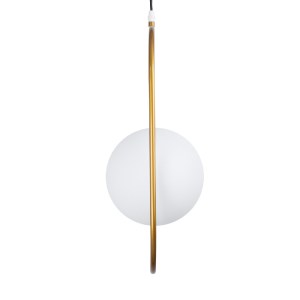 glo-00592-00592_5 GLOBOSTAR® HAMBURG 00592 ΜΟΝΤΕΡΝΟ ΚΡΕΜΑΣΤΟ ΦΩΤΙΣΤΙΚΟ ΜΠΑΛΑ ΜΟΝΟΦΩΤΟ 1 X E14 IP20 ΧΡΥΣΟ ΜΕΤ