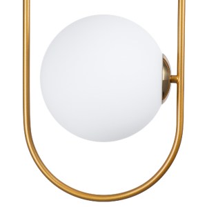 glo-00592-00592_9 GLOBOSTAR® HAMBURG 00592 ΜΟΝΤΕΡΝΟ ΚΡΕΜΑΣΤΟ ΦΩΤΙΣΤΙΚΟ ΜΠΑΛΑ ΜΟΝΟΦΩΤΟ 1 X E14 IP20 ΧΡΥΣΟ ΜΕΤ