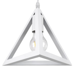 glo-00617-00617_6 GLOBOSTAR® TRIANGLE 00617 ΜΟΝΤΕΡΝΟ ΚΡΕΜΑΣΤΟ ΦΩΤΙΣΤΙΚΟ ΠΛΕΓΜΑ ΤΡΙΦΩΤΟ 3 X E27 IP20 ΛΕΥΚΟ ΜΕ