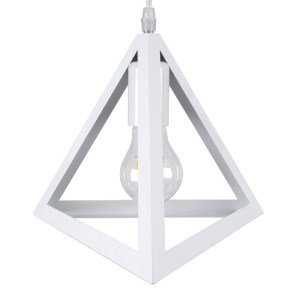 glo-00617-00617_8 GLOBOSTAR® TRIANGLE 00617 ΜΟΝΤΕΡΝΟ ΚΡΕΜΑΣΤΟ ΦΩΤΙΣΤΙΚΟ ΠΛΕΓΜΑ ΤΡΙΦΩΤΟ 3 X E27 IP20 ΛΕΥΚΟ ΜΕ