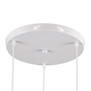 glo-00617-00617_9 GLOBOSTAR® TRIANGLE 00617 ΜΟΝΤΕΡΝΟ ΚΡΕΜΑΣΤΟ ΦΩΤΙΣΤΙΚΟ ΠΛΕΓΜΑ ΤΡΙΦΩΤΟ 3 X E27 IP20 ΛΕΥΚΟ ΜΕ
