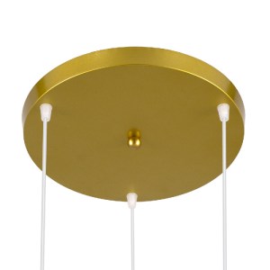 glo-00620-00620_9 GLOBOSTAR® TRIANGLE 00620 ΜΟΝΤΕΡΝΟ ΚΡΕΜΑΣΤΟ ΦΩΤΙΣΤΙΚΟ ΠΛΕΓΜΑ ΤΡΙΦΩΤΟ 3 X E27 IP20 ΧΡΥΣΟ ΜΕ