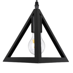 glo-00621-00621_7 GLOBOSTAR® TRIANGLE 00621 ΜΟΝΤΕΡΝΟ ΚΡΕΜΑΣΤΟ ΦΩΤΙΣΤΙΚΟ ΡΑΓΑ ΤΡΙΦΩΤΟ 3 X E27 IP20 ΜΑΥΡΟ ΜΕΤΑ