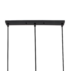 glo-00621-00621_9 GLOBOSTAR® TRIANGLE 00621 ΜΟΝΤΕΡΝΟ ΚΡΕΜΑΣΤΟ ΦΩΤΙΣΤΙΚΟ ΡΑΓΑ ΤΡΙΦΩΤΟ 3 X E27 IP20 ΜΑΥΡΟ ΜΕΤΑ