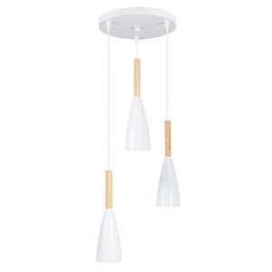 glo-00627-00627_2 GLOBOSTAR® DILLON 00627 ΜΟΝΤΕΡΝΟ ΚΡΕΜΑΣΤΟ ΦΩΤΙΣΤΙΚΟ ΚΑΜΠΑΝΑ ΤΡΙΦΩΤΟ 3 X E27 IP20 ΛΕΥΚΟ ΜΕΤ