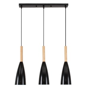 glo-00630-00630_2 GLOBOSTAR® DILLON 00630 ΜΟΝΤΕΡΝΟ ΚΡΕΜΑΣΤΟ ΦΩΤΙΣΤΙΚΟ ΡΑΓΑ ΤΡΙΦΩΤΟ 3 X E27 IP20 ΜΑΥΡΟ ΜΕΤΑΛΛ