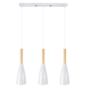 glo-00631-00631_2 GLOBOSTAR® DILLON 00631 ΜΟΝΤΕΡΝΟ ΚΡΕΜΑΣΤΟ ΦΩΤΙΣΤΙΚΟ ΡΑΓΑ ΤΡΙΦΩΤΟ 3 X E27 IP20 ΛΕΥΚΟ ΜΕΤΑΛΛ