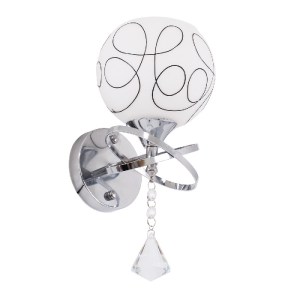 glo-00634-00634_4 GLOBOSTAR® CANTER 00634 ΜΟΝΤΕΡΝΟ ΕΠΙΤΟΙΧΙΟ ΦΩΤΙΣΤΙΚΟ ΑΠΛΙΚΑ ΜΟΝΟΦΩΤΟ 1 X E27 IP20 ΑΣΗΜΙ ΜΕ