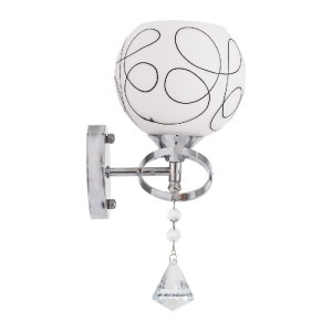 glo-00634-00634_5 GLOBOSTAR® CANTER 00634 ΜΟΝΤΕΡΝΟ ΕΠΙΤΟΙΧΙΟ ΦΩΤΙΣΤΙΚΟ ΑΠΛΙΚΑ ΜΟΝΟΦΩΤΟ 1 X E27 IP20 ΑΣΗΜΙ ΜΕ