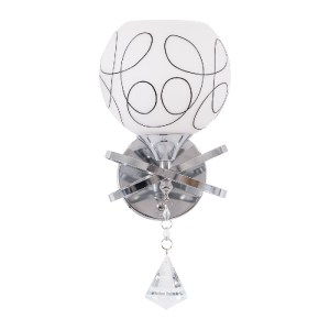 glo-00634-00634_6 GLOBOSTAR® CANTER 00634 ΜΟΝΤΕΡΝΟ ΕΠΙΤΟΙΧΙΟ ΦΩΤΙΣΤΙΚΟ ΑΠΛΙΚΑ ΜΟΝΟΦΩΤΟ 1 X E27 IP20 ΑΣΗΜΙ ΜΕ
