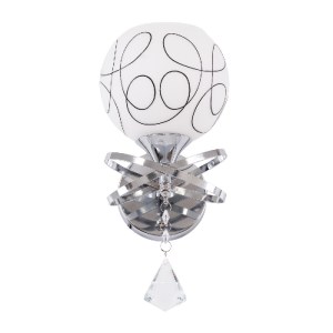 glo-00634-00634_8 GLOBOSTAR® CANTER 00634 ΜΟΝΤΕΡΝΟ ΕΠΙΤΟΙΧΙΟ ΦΩΤΙΣΤΙΚΟ ΑΠΛΙΚΑ ΜΟΝΟΦΩΤΟ 1 X E27 IP20 ΑΣΗΜΙ ΜΕ