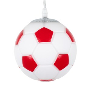 glo-00642-00642_4 GLOBOSTAR® FOOTBALL 00642 ΠΑΙΔΙΚΟ ΚΡΕΜΑΣΤΟ ΦΩΤΙΣΤΙΚΟ ΜΠΑΛΑ ΜΟΝΟΦΩΤΟ 1 X E27 IP20 ΛΕΥΚΟ & Κ