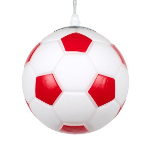 glo-00642-00642_5 GLOBOSTAR® FOOTBALL 00642 ΠΑΙΔΙΚΟ ΚΡΕΜΑΣΤΟ ΦΩΤΙΣΤΙΚΟ ΜΠΑΛΑ ΜΟΝΟΦΩΤΟ 1 X E27 IP20 ΛΕΥΚΟ & Κ