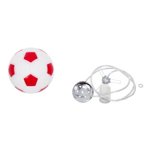 glo-00642-00642_7 GLOBOSTAR® FOOTBALL 00642 ΠΑΙΔΙΚΟ ΚΡΕΜΑΣΤΟ ΦΩΤΙΣΤΙΚΟ ΜΠΑΛΑ ΜΟΝΟΦΩΤΟ 1 X E27 IP20 ΛΕΥΚΟ & Κ