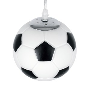 glo-00643-00643_6 GLOBOSTAR® FOOTBALL 00643 ΠΑΙΔΙΚΟ ΚΡΕΜΑΣΤΟ ΦΩΤΙΣΤΙΚΟ ΜΠΑΛΑ ΜΟΝΟΦΩΤΟ 1 X E27 IP20 ΛΕΥΚΟ & Μ