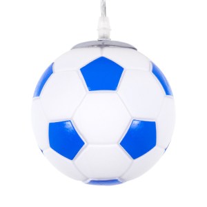 glo-00644-00644_4 GLOBOSTAR® FOOTBALL 00644 ΠΑΙΔΙΚΟ ΚΡΕΜΑΣΤΟ ΦΩΤΙΣΤΙΚΟ ΜΠΑΛΑ ΜΟΝΟΦΩΤΟ 1 X E27 IP20 ΛΕΥΚΟ & Μ