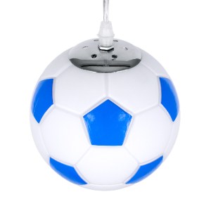 glo-00644-00644_6 GLOBOSTAR® FOOTBALL 00644 ΠΑΙΔΙΚΟ ΚΡΕΜΑΣΤΟ ΦΩΤΙΣΤΙΚΟ ΜΠΑΛΑ ΜΟΝΟΦΩΤΟ 1 X E27 IP20 ΛΕΥΚΟ & Μ