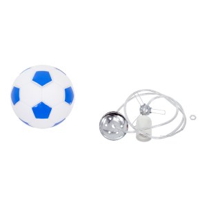 glo-00644-00644_7 GLOBOSTAR® FOOTBALL 00644 ΠΑΙΔΙΚΟ ΚΡΕΜΑΣΤΟ ΦΩΤΙΣΤΙΚΟ ΜΠΑΛΑ ΜΟΝΟΦΩΤΟ 1 X E27 IP20 ΛΕΥΚΟ & Μ