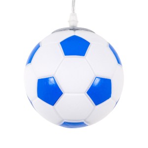 glo-00644-fede67_00644_0 GLOBOSTAR® FOOTBALL 00644 ΠΑΙΔΙΚΟ ΚΡΕΜΑΣΤΟ ΦΩΤΙΣΤΙΚΟ ΜΠΑΛΑ ΜΟΝΟΦΩΤΟ 1 X E27 IP20 ΛΕΥΚΟ & Μ