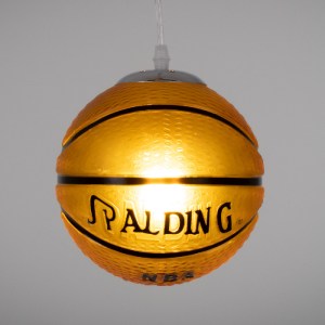 glo-00645-00645_2 GLOBOSTAR® SPALDING NBA 00645 ΠΑΙΔΙΚΟ ΚΡΕΜΑΣΤΟ ΦΩΤΙΣΤΙΚΟ ΜΠΑΛΑ ΜΟΝΟΦΩΤΟ 1 X E27 IP20 ΠΟΡΤΟ
