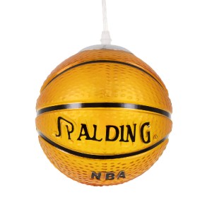 glo-00645-00645_4 GLOBOSTAR® SPALDING NBA 00645 ΠΑΙΔΙΚΟ ΚΡΕΜΑΣΤΟ ΦΩΤΙΣΤΙΚΟ ΜΠΑΛΑ ΜΟΝΟΦΩΤΟ 1 X E27 IP20 ΠΟΡΤΟ