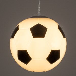 glo-00647-00647_2 GLOBOSTAR® FOOTBALL 00647 ΠΑΙΔΙΚΟ ΚΡΕΜΑΣΤΟ ΦΩΤΙΣΤΙΚΟ ΟΡΟΦΗΣ ΜΕ ΝΤΟΥΙ 1 X E27 AC 220-240V I