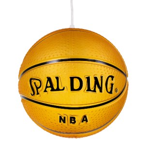 glo-00649-00649_5 GLOBOSTAR® SPALDING NBA 00649 ΠΑΙΔΙΚΟ ΚΡΕΜΑΣΤΟ ΦΩΤΙΣΤΙΚΟ ΜΠΑΛΑ ΜΟΝΟΦΩΤΟ 1 X E27 IP20 ΠΟΡΤΟ