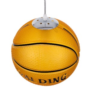 glo-00649-00649_6 GLOBOSTAR® SPALDING NBA 00649 ΠΑΙΔΙΚΟ ΚΡΕΜΑΣΤΟ ΦΩΤΙΣΤΙΚΟ ΜΠΑΛΑ ΜΟΝΟΦΩΤΟ 1 X E27 IP20 ΠΟΡΤΟ