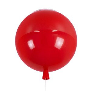 glo-00652-00652_0 GLOBOSTAR® BALLOON 00652 ΠΑΙΔΙΚΟ ΦΩΤΙΣΤΙΚΟ ΟΡΟΦΗΣ ΜΠΑΛΑ ΜΟΝΟΦΩΤΟ 1 X E27 IP20 ΚΟΚΚΙΝΟ ΠΛΑΣ