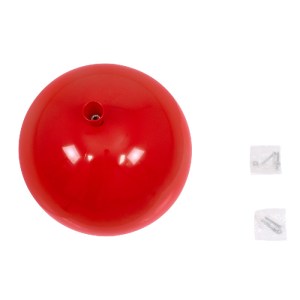 glo-00652-00652_9 GLOBOSTAR® BALLOON 00652 ΠΑΙΔΙΚΟ ΦΩΤΙΣΤΙΚΟ ΟΡΟΦΗΣ ΜΠΑΛΑ ΜΟΝΟΦΩΤΟ 1 X E27 IP20 ΚΟΚΚΙΝΟ ΠΛΑΣ