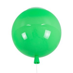 glo-00653-c9c46f_00653_0 GLOBOSTAR® BALLOON 00653 ΠΑΙΔΙΚΟ ΦΩΤΙΣΤΙΚΟ ΟΡΟΦΗΣ ΜΠΑΛΑ ΜΟΝΟΦΩΤΟ 1 X E27 IP20 ΠΡΑΣΙΝΟ ΠΛΑΣ