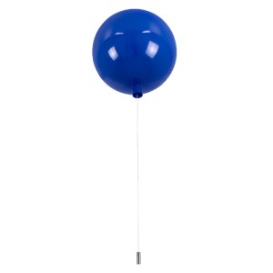 glo-00654-00654_3 GLOBOSTAR® BALLOON 00654 ΠΑΙΔΙΚΟ ΦΩΤΙΣΤΙΚΟ ΟΡΟΦΗΣ ΜΠΑΛΑ ΜΟΝΟΦΩΤΟ 1 X E27 IP20 ΜΠΛΕ ΠΛΑΣΤΙΚ