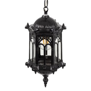 glo-00655-00655_5 GLOBOSTAR® DARCY 00655 VINTAGE ΚΡΕΜΑΣΤΟ ΦΩΤΙΣΤΙΚΟ ΠΛΕΓΜΑ ΜΟΝΟΦΩΤΟ 1 X E27 IP20 ΜΑΥΡΟ ΜΕΤΑΛ