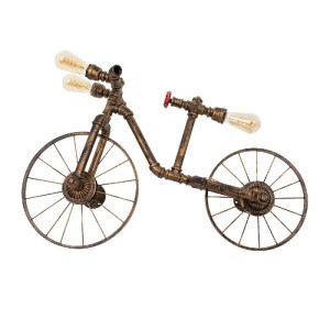 glo-00659-00659_3 GLOBOSTAR® SWIFTWALKER 00659 VINTAGE ΕΠΙΤΟΙΧΙΟ ΦΩΤΙΣΤΙΚΟ ΑΠΛΙΚΑ ΤΡΙΦΩΤΟ 3 X E27 IP20 ΜΠΡΟΥ