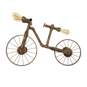 glo-00659-00659_4 GLOBOSTAR® SWIFTWALKER 00659 VINTAGE ΕΠΙΤΟΙΧΙΟ ΦΩΤΙΣΤΙΚΟ ΑΠΛΙΚΑ ΤΡΙΦΩΤΟ 3 X E27 IP20 ΜΠΡΟΥ