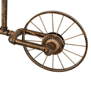 glo-00660-00660_10 GLOBOSTAR® SWIFTWALKER 00660 VINTAGE ΚΡΕΜΑΣΤΟ ΦΩΤΙΣΤΙΚΟ ΦΙΓΟΥΡΑ ΤΡΙΦΩΤΟ 3 X E27 IP20 ΜΠΡΟΥ