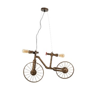 glo-00660-00660_3 GLOBOSTAR® SWIFTWALKER 00660 VINTAGE ΚΡΕΜΑΣΤΟ ΦΩΤΙΣΤΙΚΟ ΦΙΓΟΥΡΑ ΤΡΙΦΩΤΟ 3 X E27 IP20 ΜΠΡΟΥ
