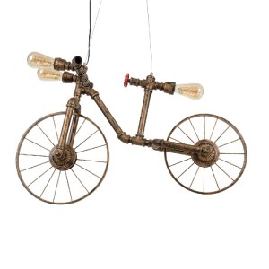 glo-00660-00660_4 GLOBOSTAR® SWIFTWALKER 00660 VINTAGE ΚΡΕΜΑΣΤΟ ΦΩΤΙΣΤΙΚΟ ΦΙΓΟΥΡΑ ΤΡΙΦΩΤΟ 3 X E27 IP20 ΜΠΡΟΥ