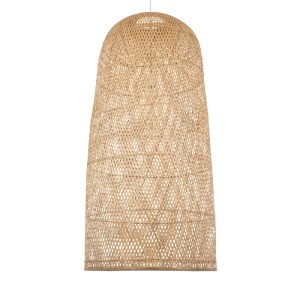 glo-00670-00670_4 GLOBOSTAR® CALERO 00670 BOHO ΚΡΕΜΑΣΤΟ ΦΩΤΙΣΤΙΚΟ ΚΑΜΠΑΝΑ ΜΟΝΟΦΩΤΟ 1 X E27 IP20 ΜΠΕΖ ΞΥΛΟ - 