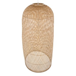 glo-00670-00670_6 GLOBOSTAR® CALERO 00670 BOHO ΚΡΕΜΑΣΤΟ ΦΩΤΙΣΤΙΚΟ ΚΑΜΠΑΝΑ ΜΟΝΟΦΩΤΟ 1 X E27 IP20 ΜΠΕΖ ΞΥΛΟ - 