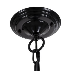 glo-00672-00672_10 GLOBOSTAR® DARCY 00672 VINTAGE ΚΡΕΜΑΣΤΟ ΦΩΤΙΣΤΙΚΟ ΑΝΑΡΤΗΣΗ ΜΟΝΟΦΩΤΟ 1 X E27 IP20 ΜΑΥΡΟ ΜΕΤ