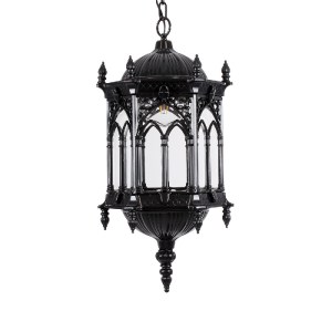 glo-00672-00672_4 GLOBOSTAR® DARCY 00672 VINTAGE ΚΡΕΜΑΣΤΟ ΦΩΤΙΣΤΙΚΟ ΑΝΑΡΤΗΣΗ ΜΟΝΟΦΩΤΟ 1 X E27 IP20 ΜΑΥΡΟ ΜΕΤ