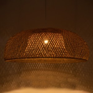 glo-00673-00673_2 GLOBOSTAR® SAN TROPEZ 00673 BOHO ΚΡΕΜΑΣΤΟ ΦΩΤΙΣΤΙΚΟ ΠΛΕΓΜΑ ΜΟΝΟΦΩΤΟ 1 X E27 IP20 ΜΠΕΖ ΞΥΛΟ