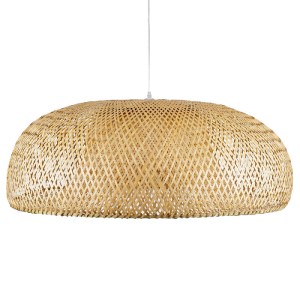 glo-00673-00673_4 GLOBOSTAR® SAN TROPEZ 00673 BOHO ΚΡΕΜΑΣΤΟ ΦΩΤΙΣΤΙΚΟ ΠΛΕΓΜΑ ΜΟΝΟΦΩΤΟ 1 X E27 IP20 ΜΠΕΖ ΞΥΛΟ